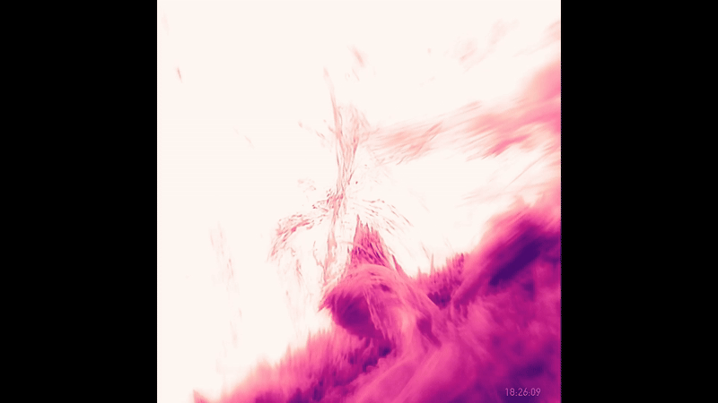 the sun's surface appears fluffy close up with towering structures of plasma dancing and twisting.