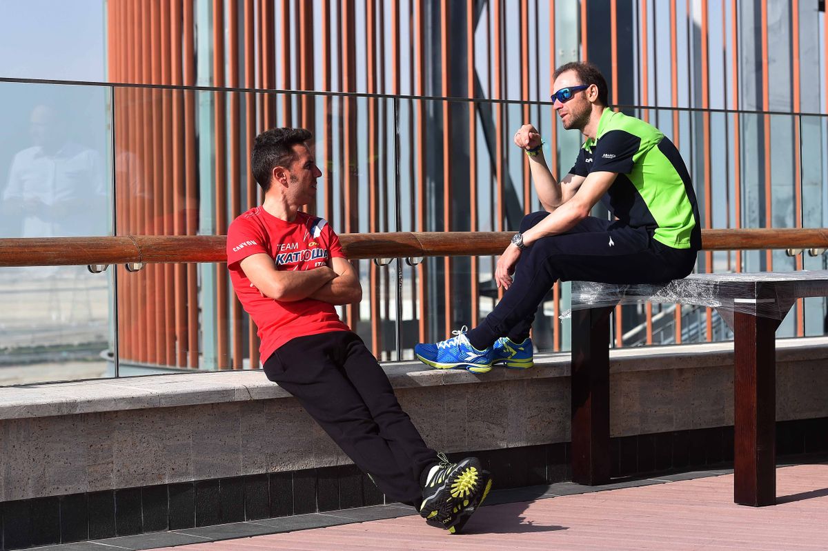 Joaquim Rodriguez and Alejandro Valverde