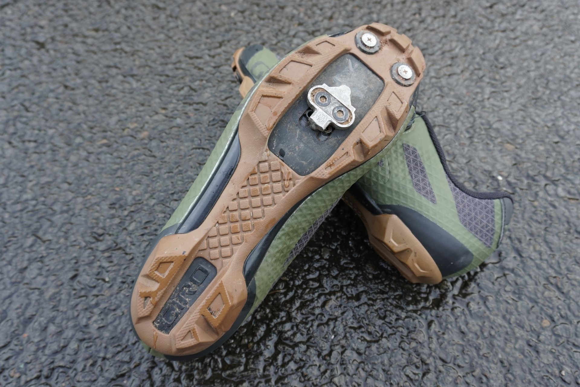 Image shows the Giro Sector MTB gravel cycling shoes