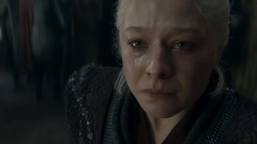 Rhaenyra crying in the HOTD Season 3 trailer.