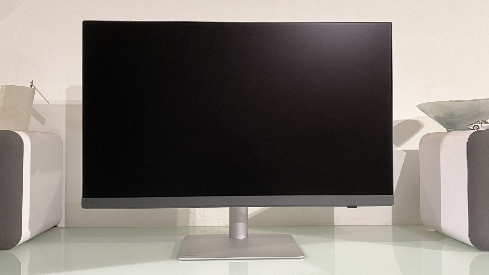 BenQ PD3226G monitor during our review process