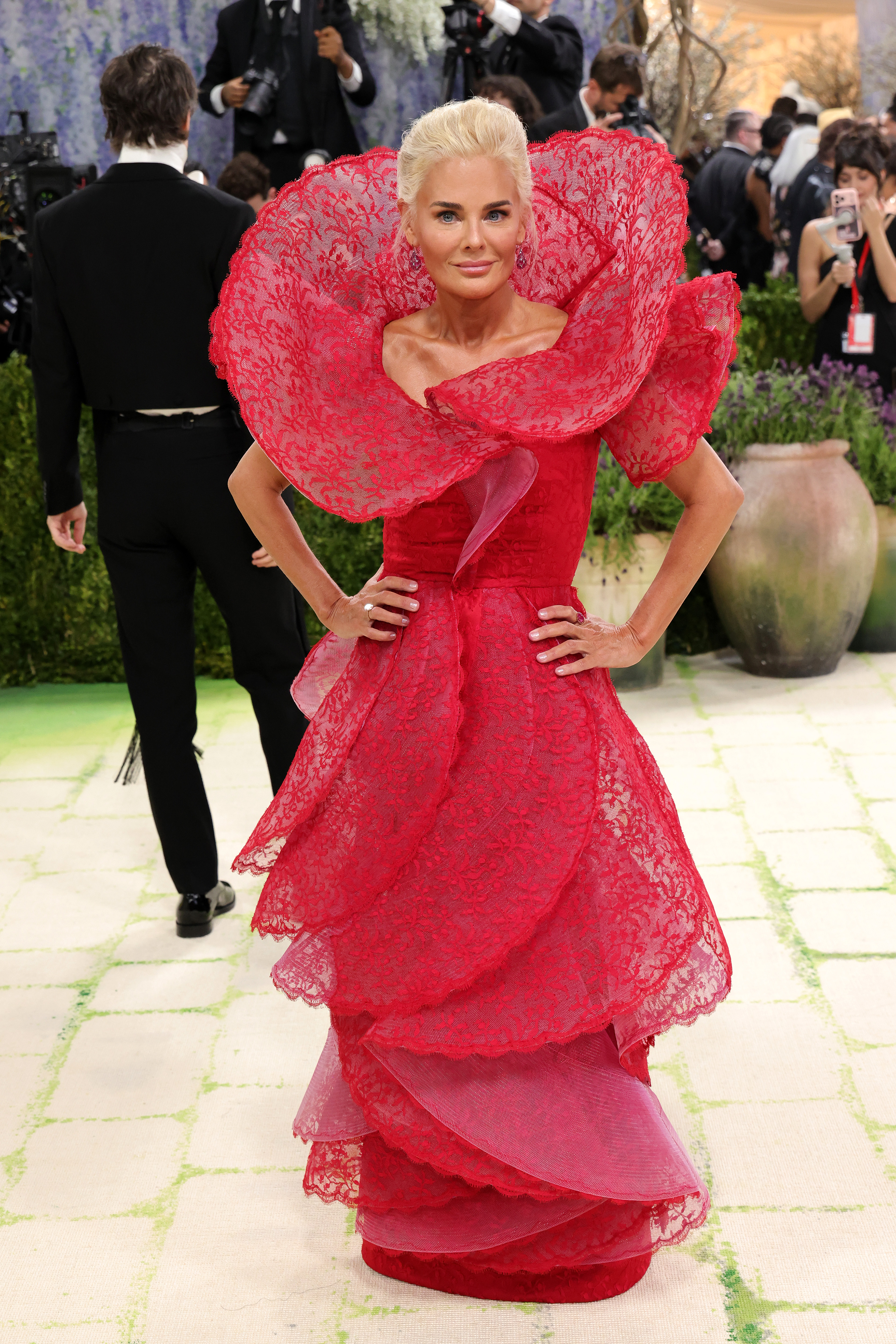 Christine Beauchamp attends the 2026 Met Gala celebrating "Costume Art" at the Metropolitan Museum of Art on May 04, 2026 in New York City. (Photo by Julian Hamilton/Getty Images)