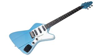 Brian May Guitars' Arielle model in Windermere Blue