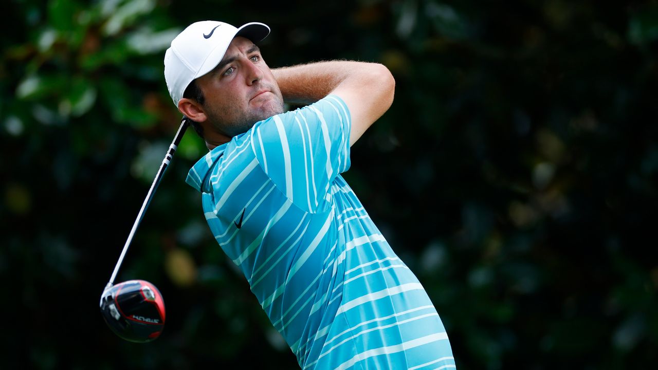 Scottie Scheffler during the Tour Championship at East Lake