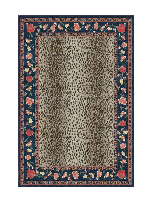 Kensington Sapphire & Brown Rug, 6' x 9'