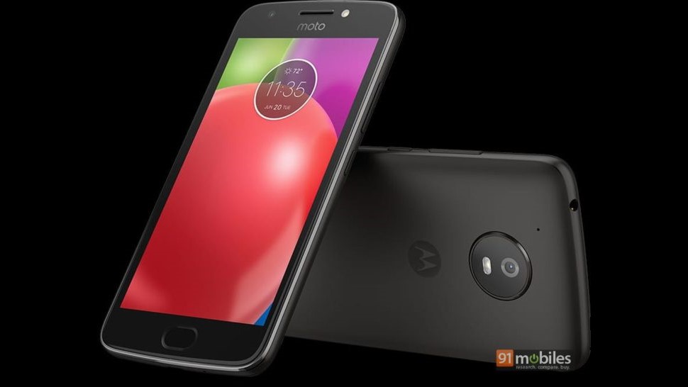 Moto C-series render show single rear camera, thick bezels