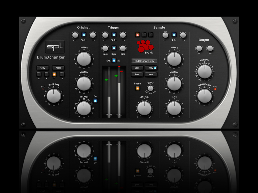 DrumXchanger uses SPL&#039;s Transient Designer technology.