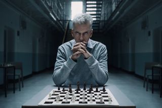 Peter Capaldi stars as sinister prisoner, Gideon, in The Devil's Hour.