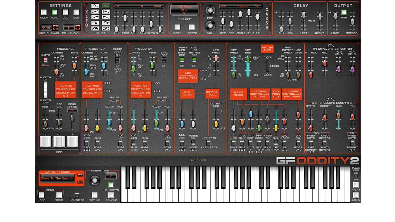 Three filter modes are available in Oddity2