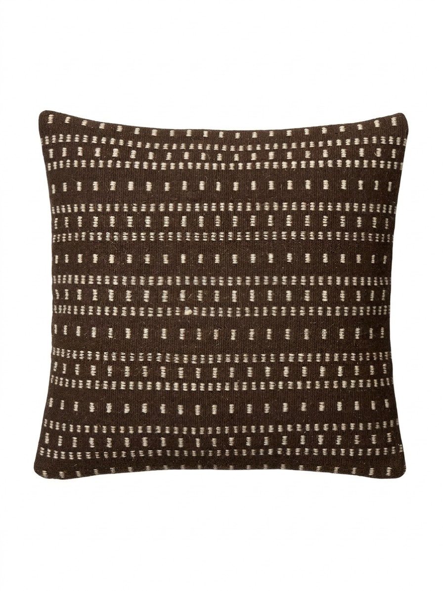 West Elm, Dashed Wool Stripe Cushion Cover