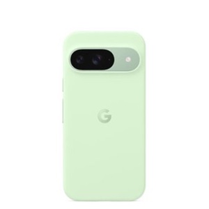 Winter green Google Pixel 9 and Pixel 9 Pro case on white background