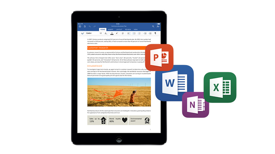 how do i install office 365 on my ipad mini