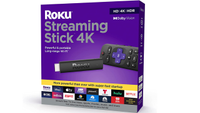 Roku Streaming Stick 4K with Roku Voice Remote and TV Controls: $49.99
