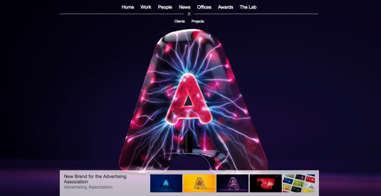 The Partners developed a new brand for the Advertising Association, plus a series of 3D images showing two interlocking ‘A’s