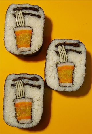 sushi paintings