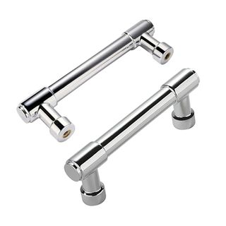 Zauyx Jasper Pulls 10 Pack Polished Chrome Cabinet Pulls 3 Inch Hole Centers for Kitchen Cupboard Handles Modern Drawer Pulls Bathroom Cabinet Pulls Wardrobe Door Handles