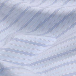 Pale Blue Favorite Shirt Stripe Cotton Flat Sheet.