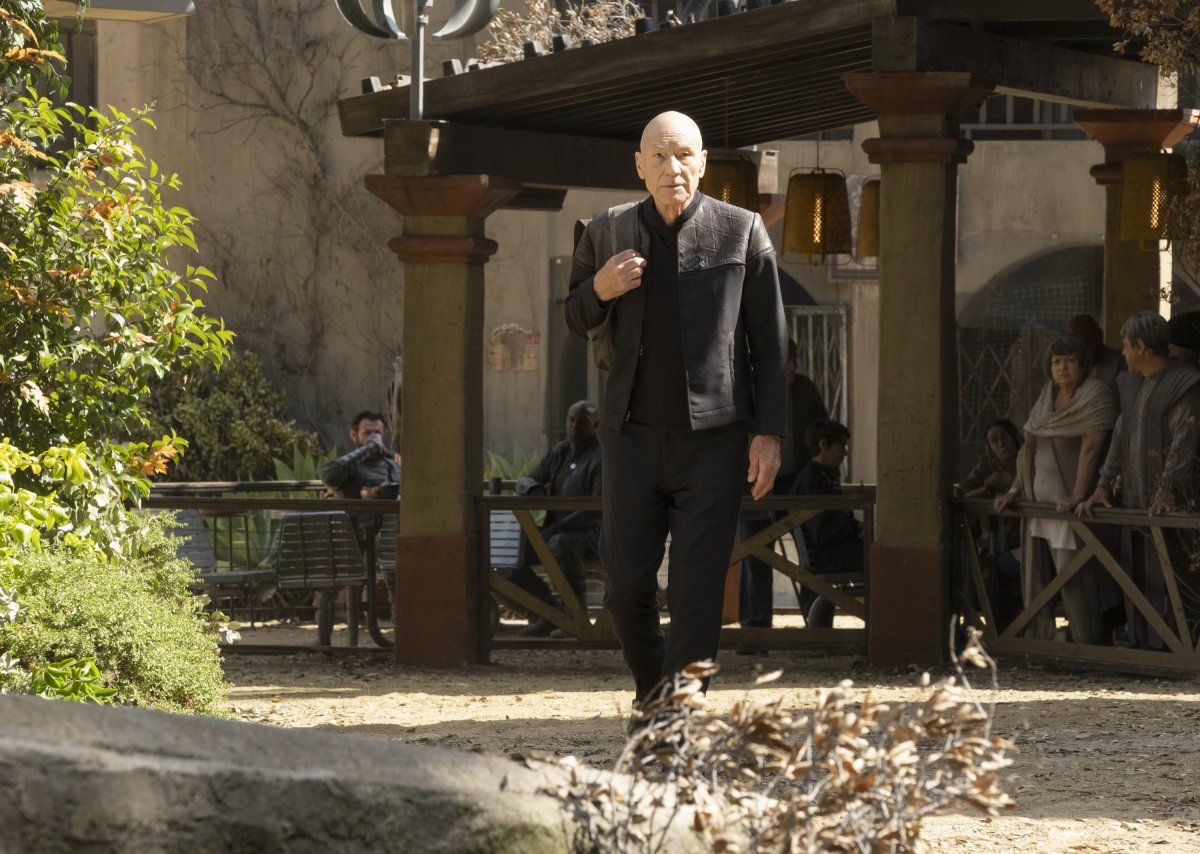 Sir Patrick Stewart as Jean-Luc Picard in "Star Trek: Picard" Episode 4: Absolute Candor.