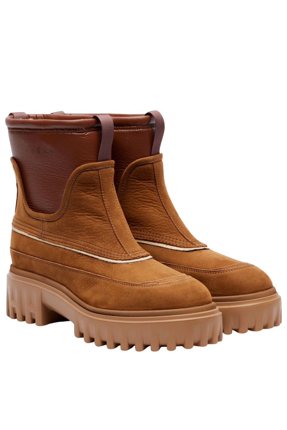Hogan, Shearling-Lined Leather Ankle Boots