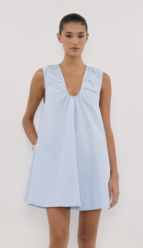 Dissh, Gabby Cornflower Cotton Mini Dress