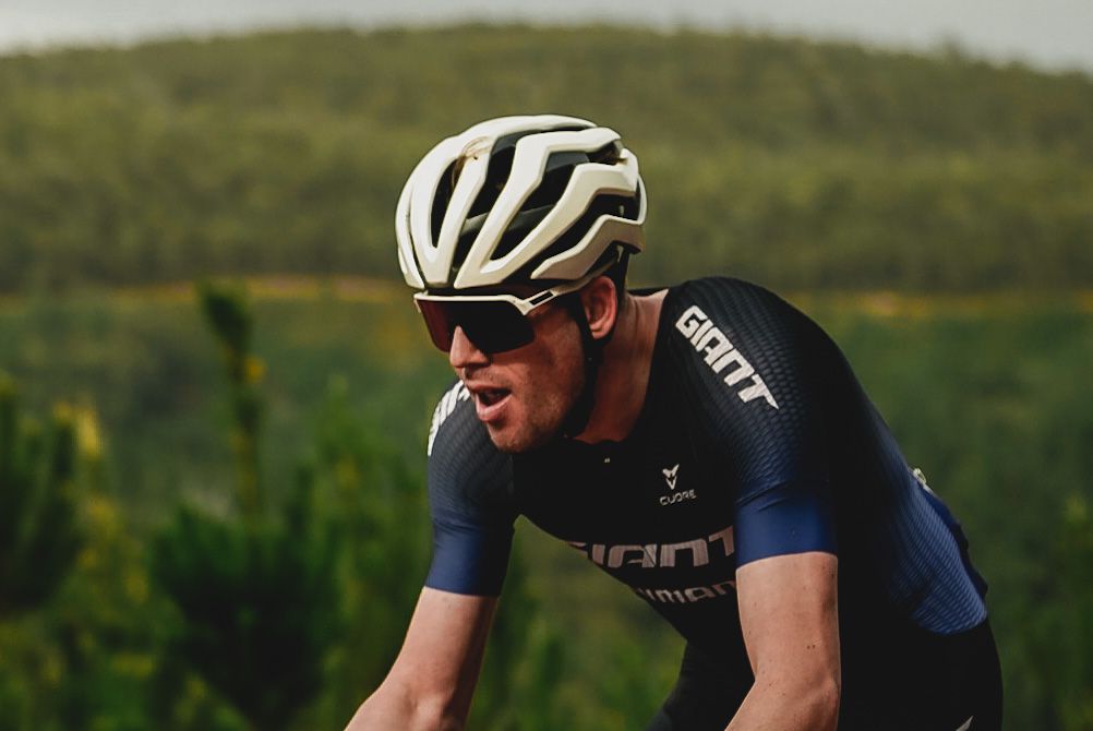 Adam Blazevic takes off solo on the 125km Seven gravel race, the second round of the UCI Gravel World Series