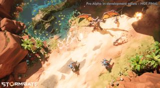 Stormgate pre-alpha gameplay image daylight