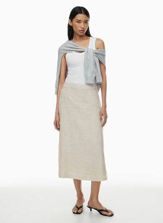 Babaton, Merit Linen Skirt