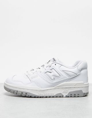 New Balance 550 Trainers in White and Grey