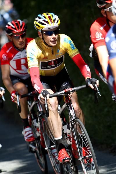 It was a long stage, but race leader Chris Horner was working on conserving energy ahead of tomorrow's time trial