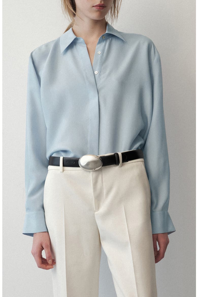 Oversized Silk Shirt