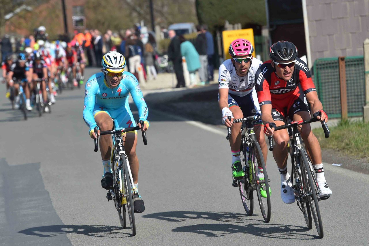 Greg Van Avermaet (BMC) went on the attack