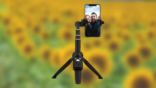 best iPhone tripods: Bluehorn 40-inch selfie-stick tripod