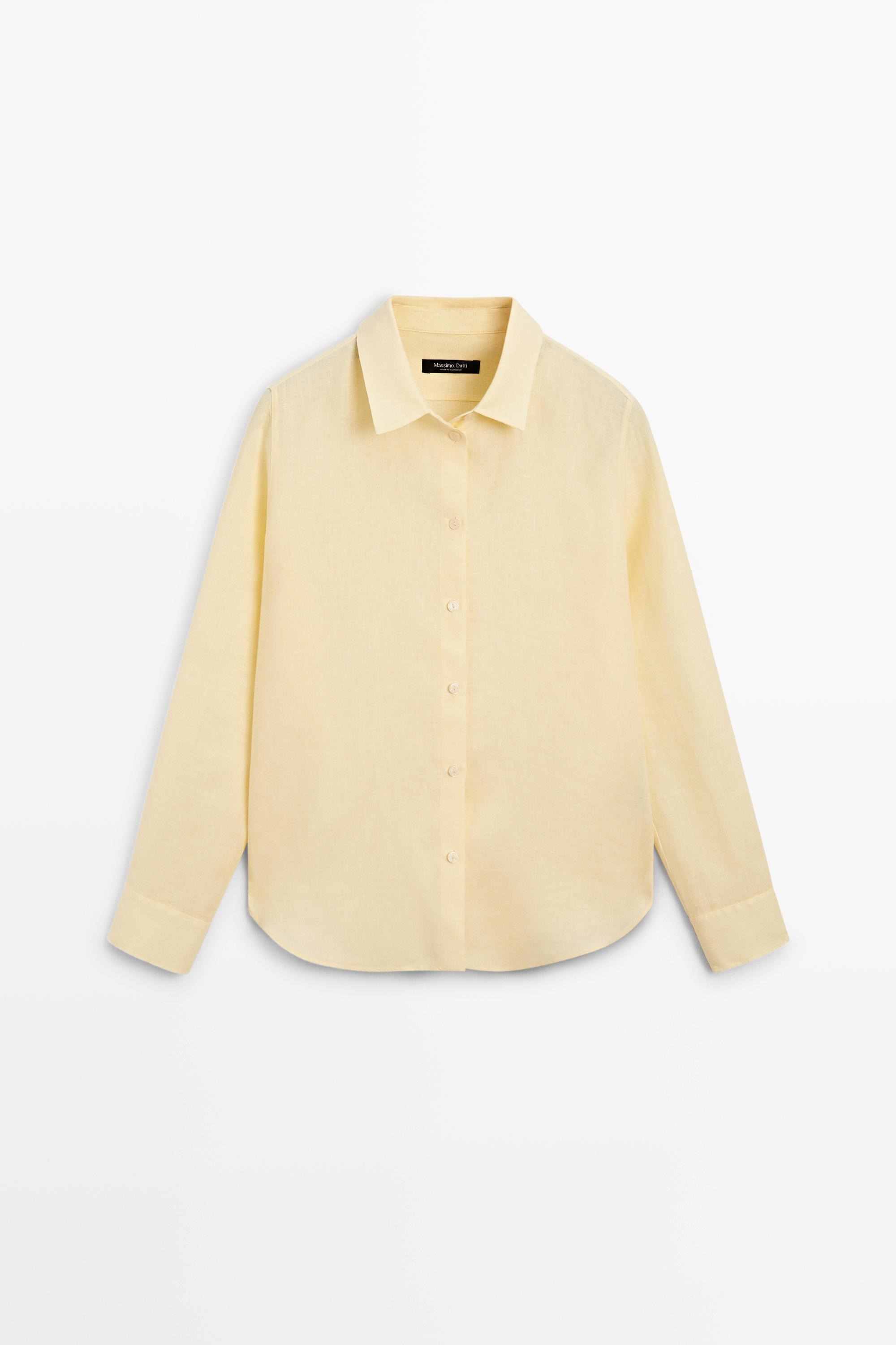 Massimo Dutti, Flowing 100% Linen Shirt