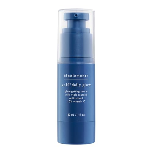 Bioelements Vc10 Daily Glow - 1 Fl Oz - Glow-Getting Serum With Triple-Sourced Antioxidant 10% Vitamin C - All Skin Types - Vegan, Gluten Free