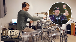 YouTube drummer next to Metallica's Lars Ulrich