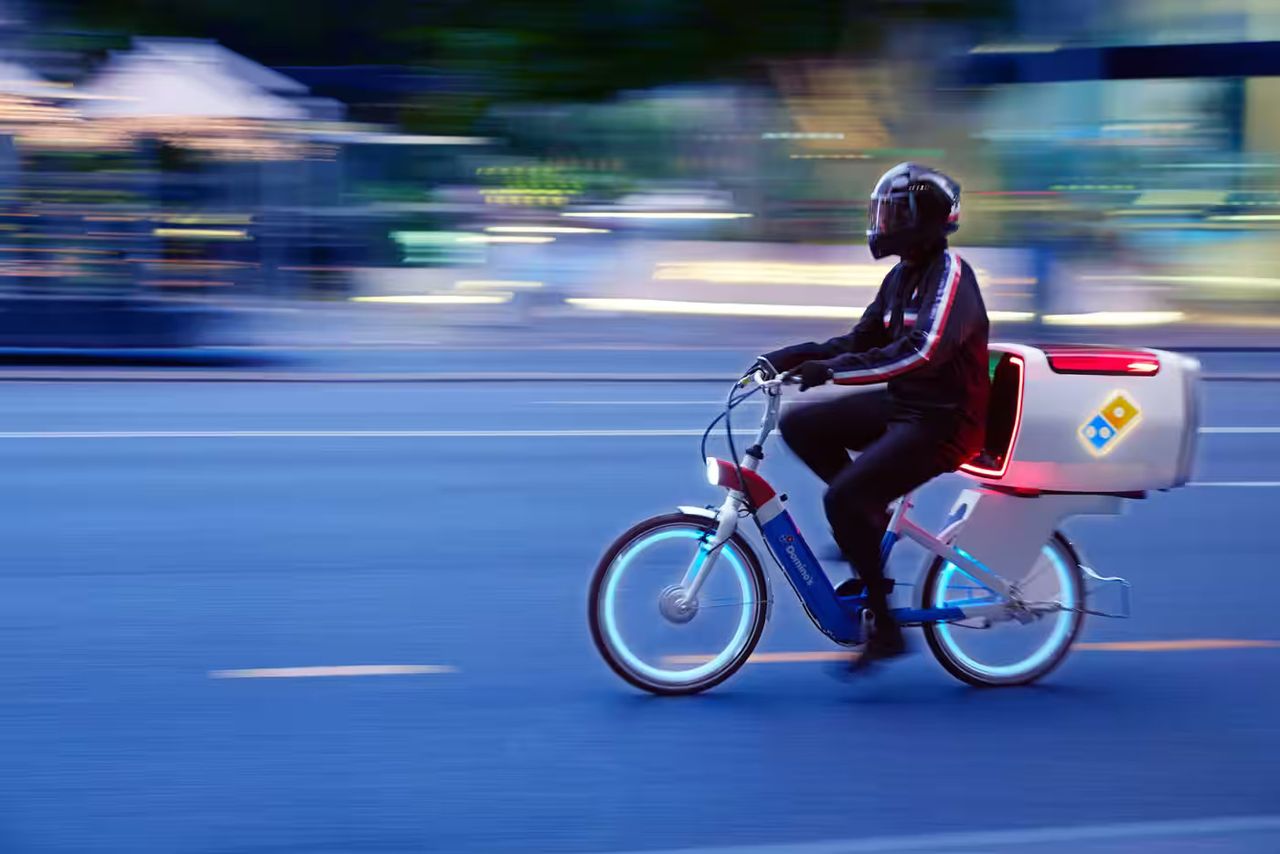 Domino&#039;s new DXB pizza bike