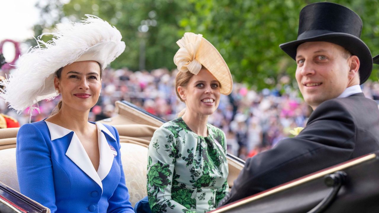 Sophie Winkleman, Princess Beatrice and Frederick Windsor at Royal Ascot, 2024 