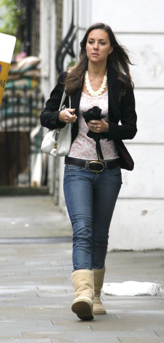Kate Middleton wearing Ugg boots