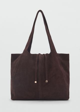 Suede Shopper Bag - Women | Mango United Kingdom