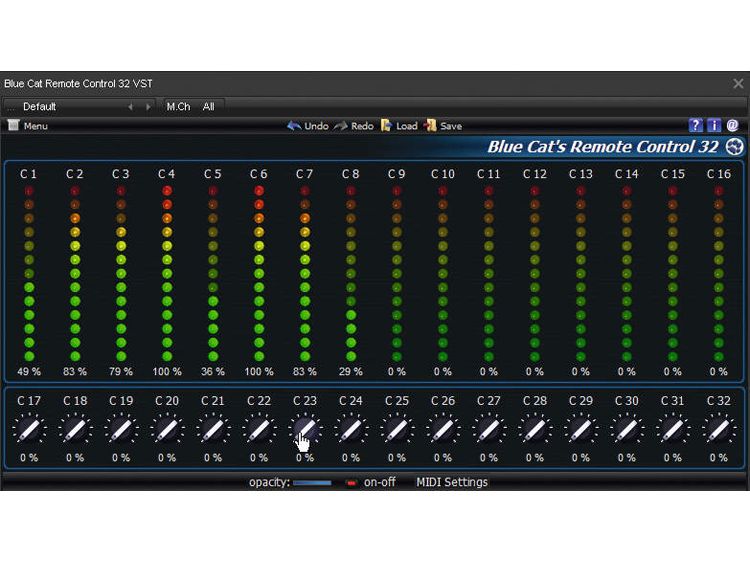 You can take unified control of your MIDI CC data.