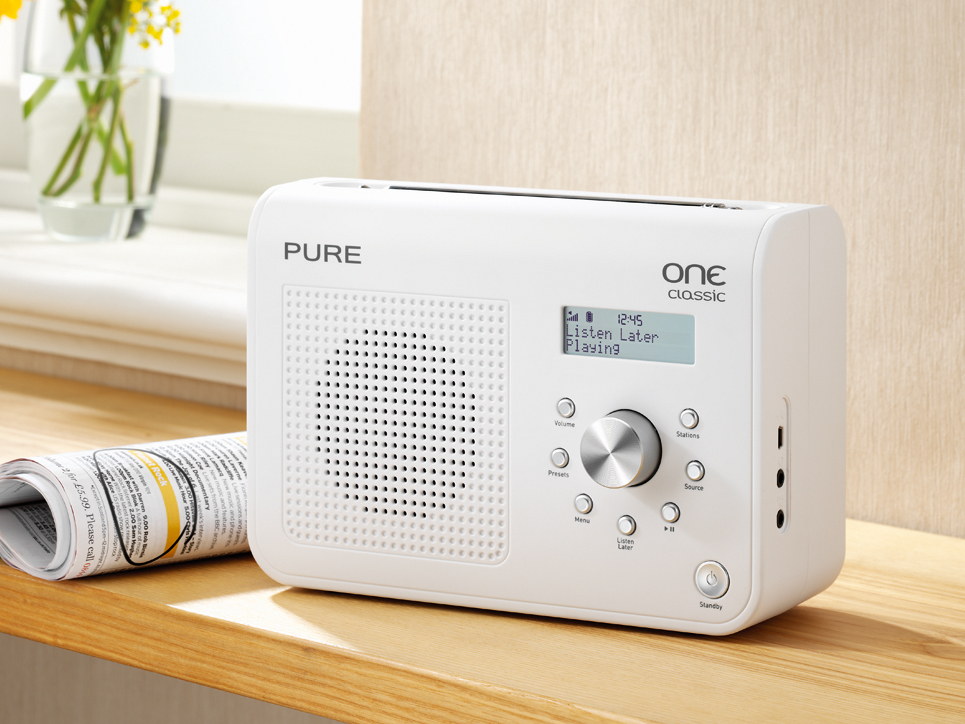 Pure updates DAB with Listen Later feature |