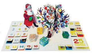 Author and illustrator Eric Carle is the man behind this beautiful pop-up advent calendar