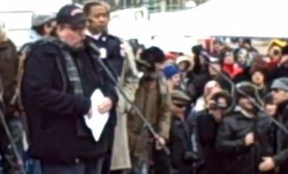 Michael Moore delivered a speech to thousands of Wisconsin protesters over the weekend saying Americans have to take back their country from the uber-rich.
