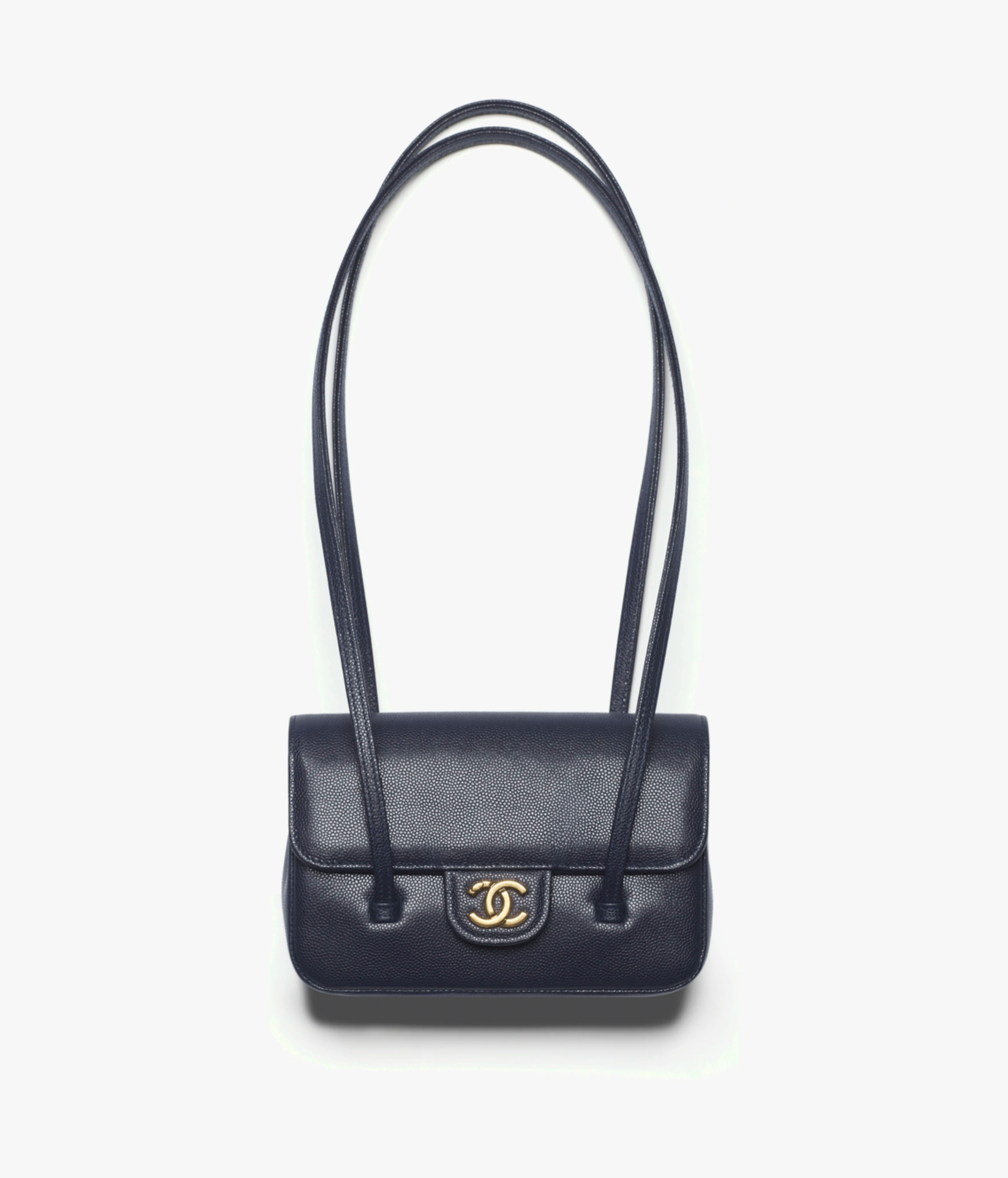 chanel, Clutch with Leather Strap