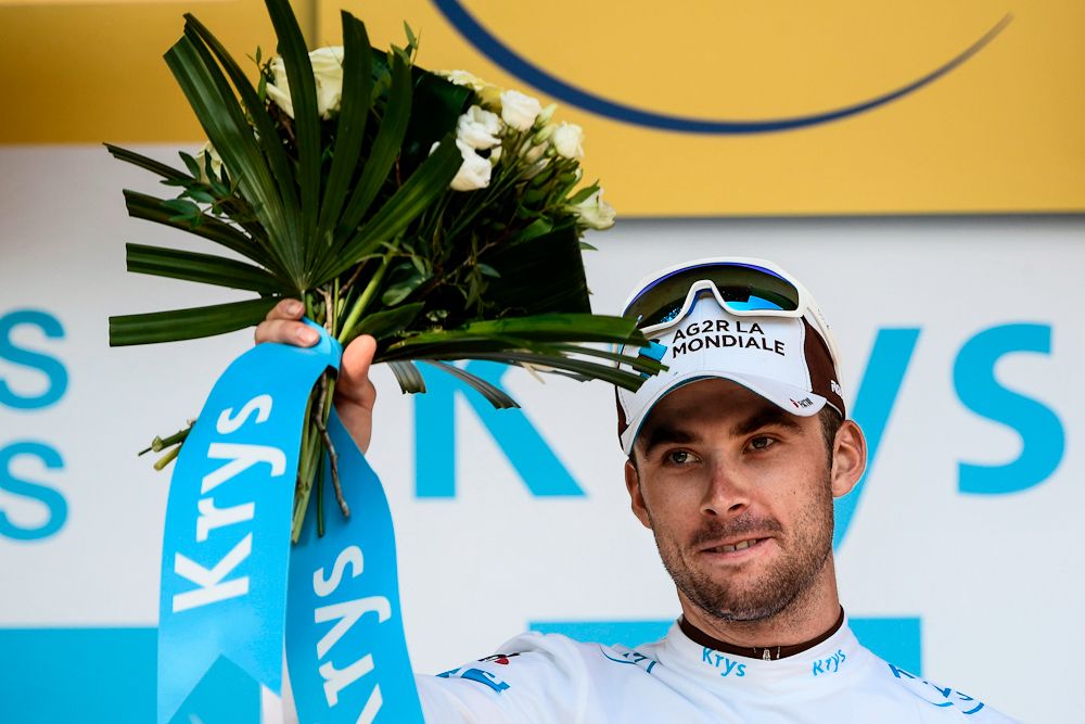 Pierre Latour in white after stage 15