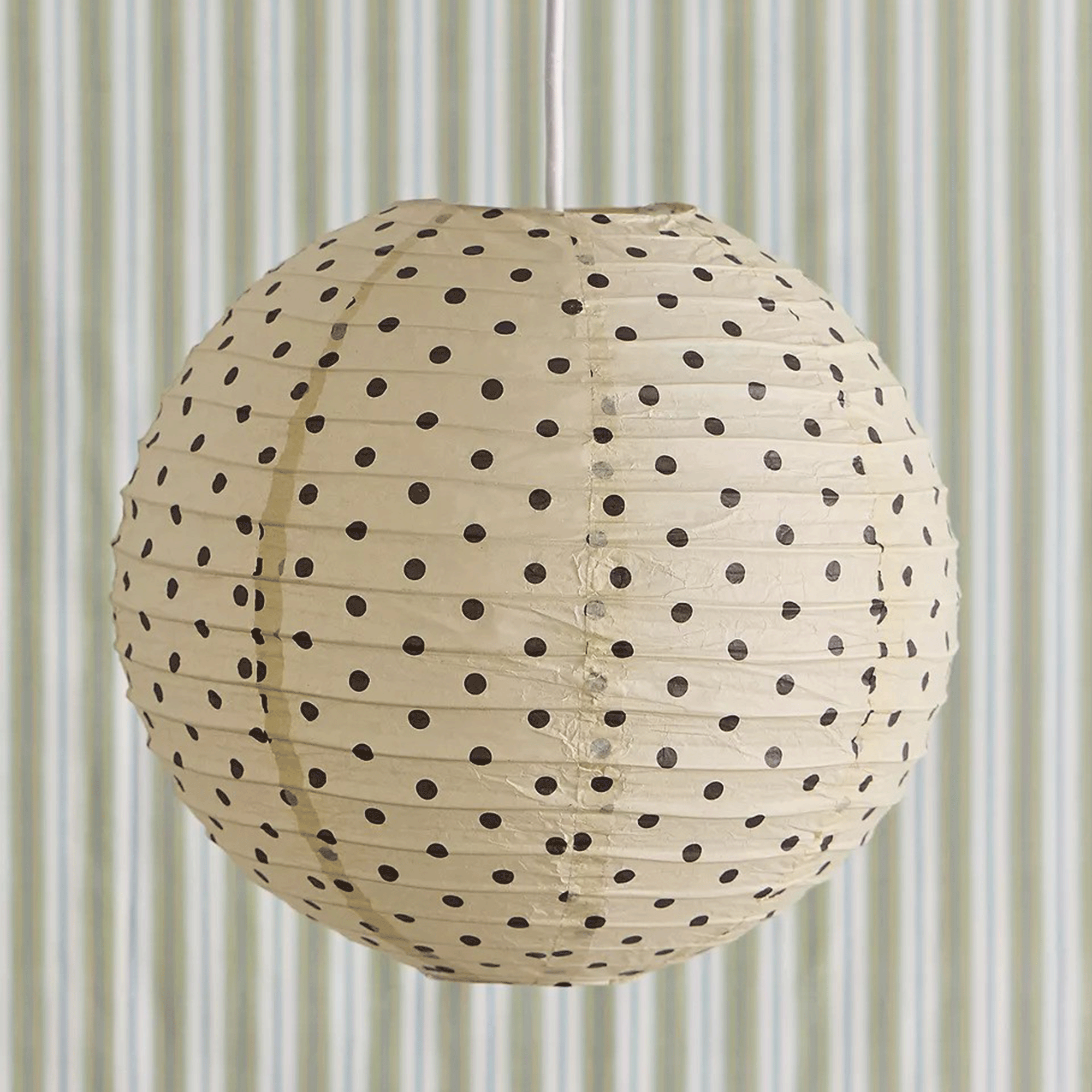 Polka dot lampshade