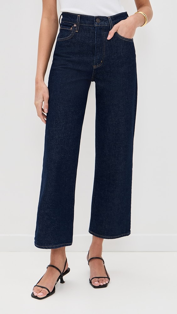 Agolde Ren High Rise Wide Leg Jeans