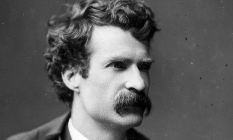 American writer Samuel Langhorne Clemens, better known by his pen name, Mark Twain.