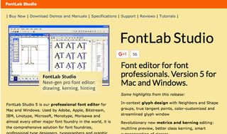 Best font editors: Fontlab