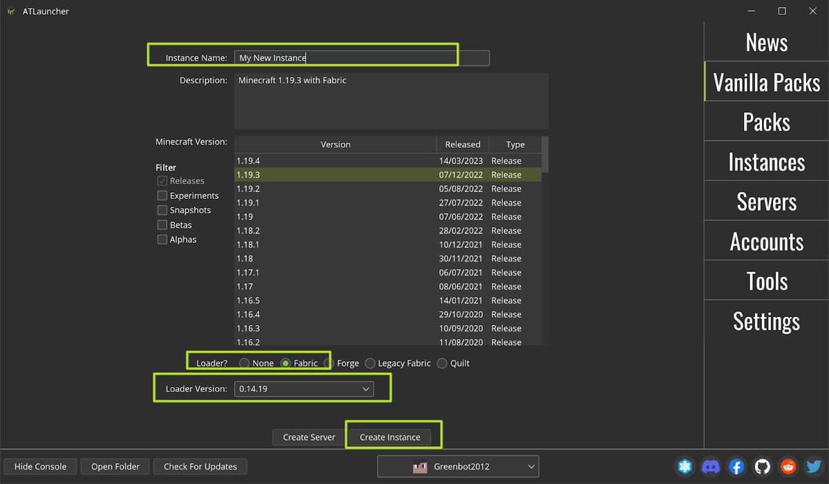 Fabricloader version 0.16 0 or later. Fabricloader version 0.16 0 or later